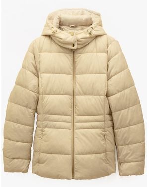 Joules Hadlow Padded Short Coat Neutral - Natural