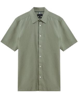Ted Baker Zefre Regular Linen Shirt - Green