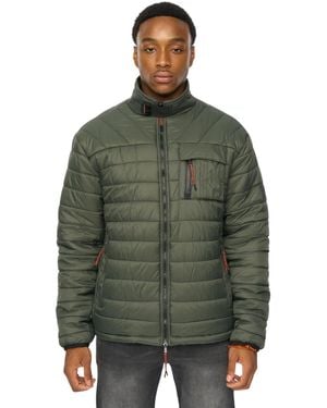 Duck and Cover Carricore Padded Jacket (Dark) - Green