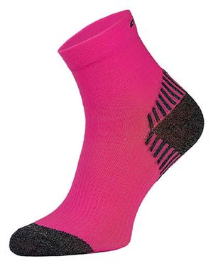 Comodo 1 Pack Low Cut Ankle Compression Running Socks - Pink