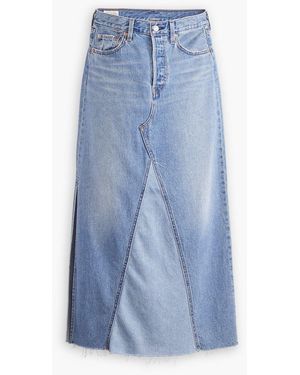 Levi's Levi's Own It Iconic Long Slit Skirt - Blue