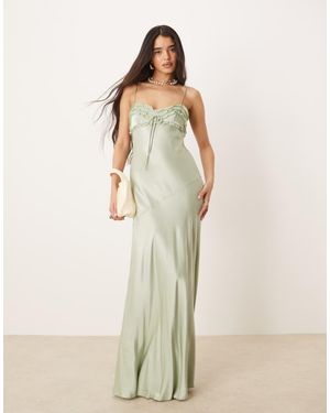 For Love & Lemons Natalie Maxi Dress - Natural