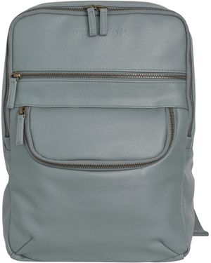 Weird Fish Apperly Faux Leather Backpack (Mineral) - Grey