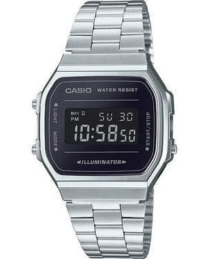 G-Shock Retro Watch A168Wem-1Ef Stainless Steel (Archived) - Grey