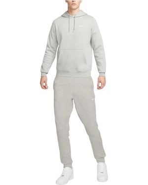 Nike Club Tracksuit Fleece Hoodies Joggers Jogger Sports Gym - Grey