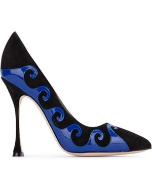 Manolo Blahnik Heel Shoes - Blue