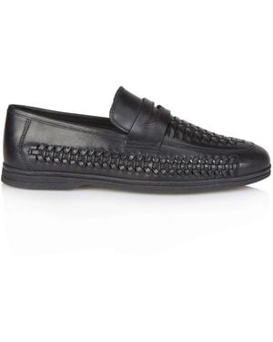 Silver Street London Perth Loafers Leather - Black