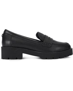 Carvela Kurt Geiger Leather Snap Chunky Loafer Loafers - Black