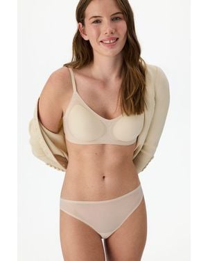 Penti Solid Jersey Bralette - Brown