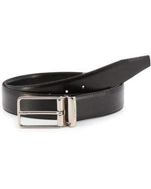 Emanuel Ungaro Leather Belt Classic Style - Black