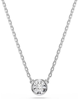 Swarovski 'Imber' Base Metal Necklace - Metallic