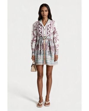 Msn-Collection Cotton Mini Skirt - Multicolour