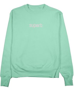 Superb Oversize Hexaline Sweatshirt - Green