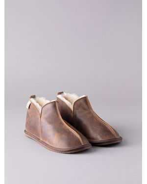 Lakeland Leather Slipper Boot - Brown