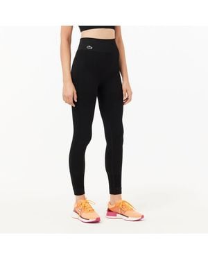 Lacoste Seamless Absorbent Leggings - Black