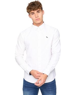 Bewley & Ritch Chatmen Slim Fit Oxford Shirt - White