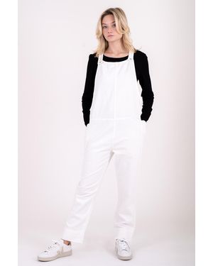 Monkee Genes Organic Cotton Oversized Overall Dungarees - Natural