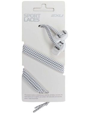 2XU Performance Locked Laces - White