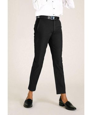 Secret Label Straight Leg Chino Trousers - Black