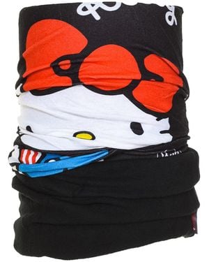 Buff Hello Kitty 77100 Microfiber And Fleece Multifunctional Tubular Collar - Black
