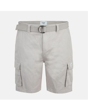Firetrap Cargo Shorts With Buckle - Grey