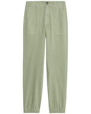 Secret Label Ankle Cuff Casual Trousers - Green