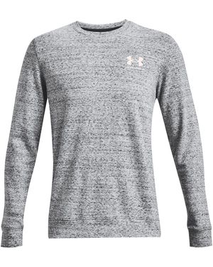 Under Armour Rival Terry Crew Jumper - Grey
