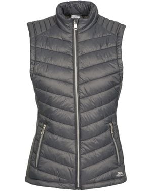 Trespass Ladies Elanora Padded Gilet (Carbon) - Grey