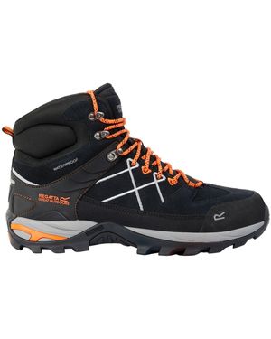 Regatta Samaris Pro Ii Suede Walking Boots (Ash/Blaze) - Black