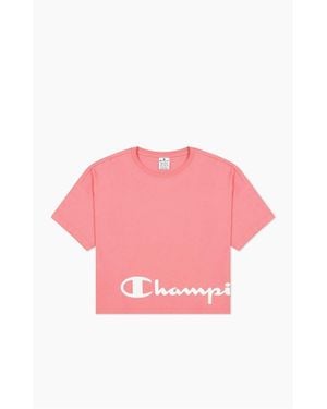 Champion Regular Fit Crew T-Shirt - Pink