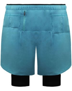 New Balance Q Speed 5Inch 2In1 Shorts - Blue
