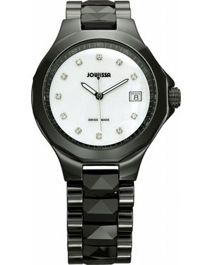 JOWISSA Mars 'Smother Of Pearl Watch - Black