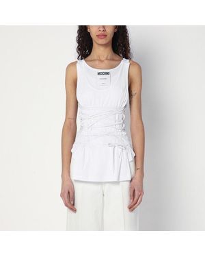 Moschino Tank Top - White