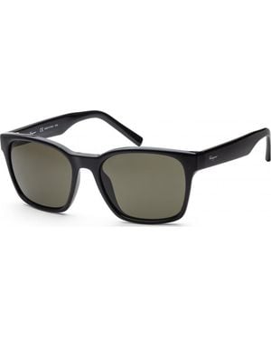 Ferragamo Sf959S 55 001 Fashion Sunglasses - Black