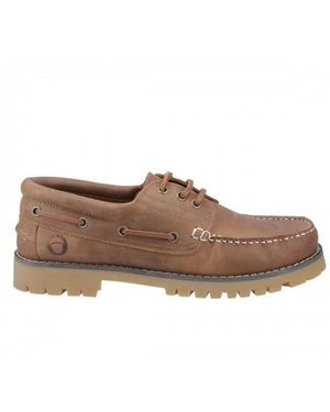 Cotswold Inglecote Leather Boat Shoes - Brown