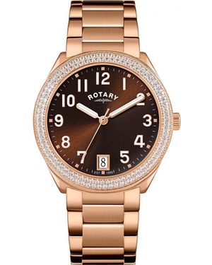 Rotary Rlb10012-16 Ladies Brillance Watch - Grey
