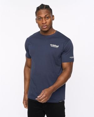 Crosshatch Simtanks T-Shirt - Blue