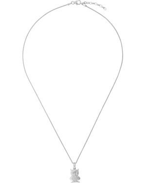 Orphelia 925 Sterling Chain With Pendant - White