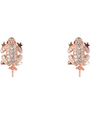 Lancaster Jla-Ear-Frog-2 Ladies Earrings - Pink