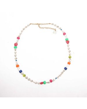Off-White c/o Virgil Abloh Accessoires Off White Fun Parel & Kralen Ketting In Multi - Metallic