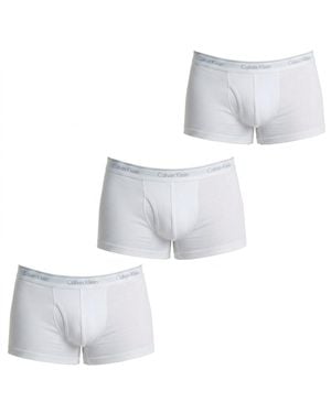 Calvin Klein Pack 3 Boxer Cotton Classics Nb4002A - White