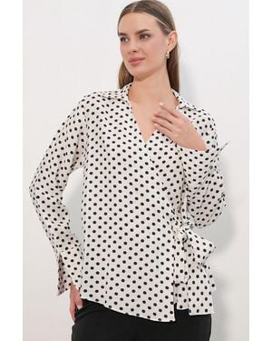 Bigdart Viscose Nylon Blouse - White