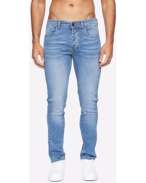 Crosshatch Malcolm Jeans (Slim Fit) - Blue