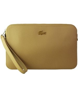 Lacoste Leather Pouch Bag - Green