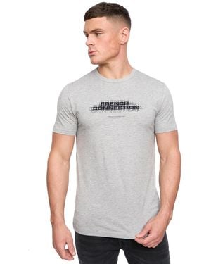 French Connection Double T-Shirt - Grey