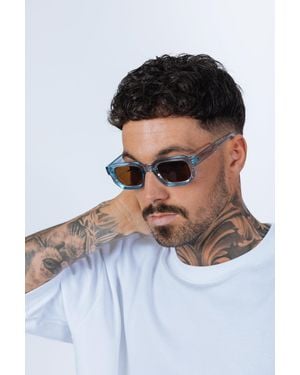 SVNX Chunky Retro Square Sunglasses - White