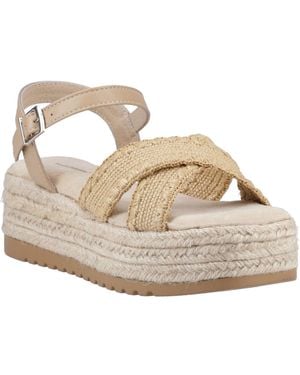 Hush Puppies Jemma Espadrille Polyurethane Sandals - Metallic