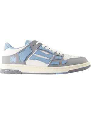 Amiri Varsity Skel Top Low Trainers - Blue