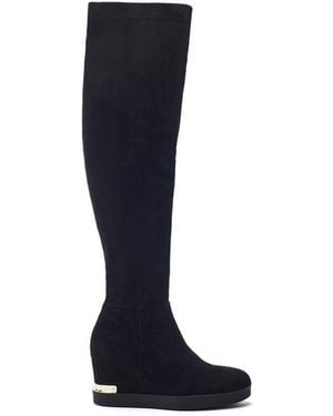 b.soleful Gala Boots Faux Leather - Black