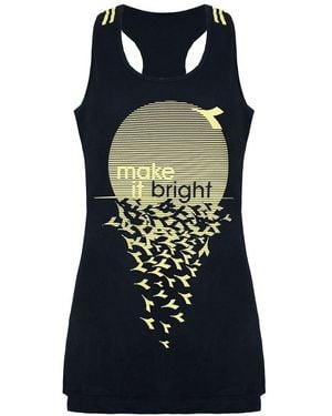 Diadora Make It Bright Tank Top Cotton - Blue